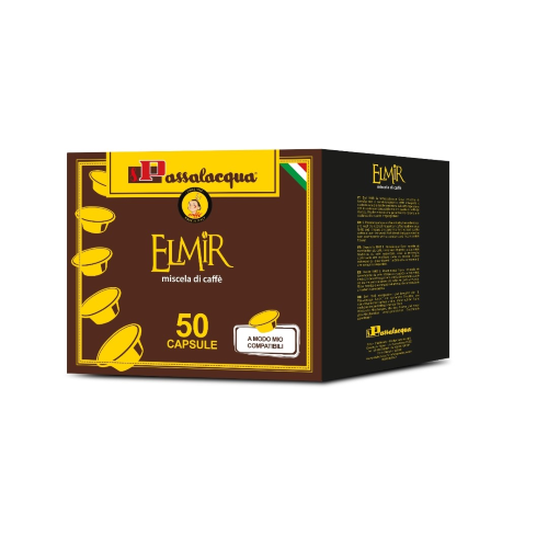 50 CAPSULE ELMIR PASSALACQUA COMP. CON LAVAZZA A MODO MIO SPEDIZIONE GRATUITA