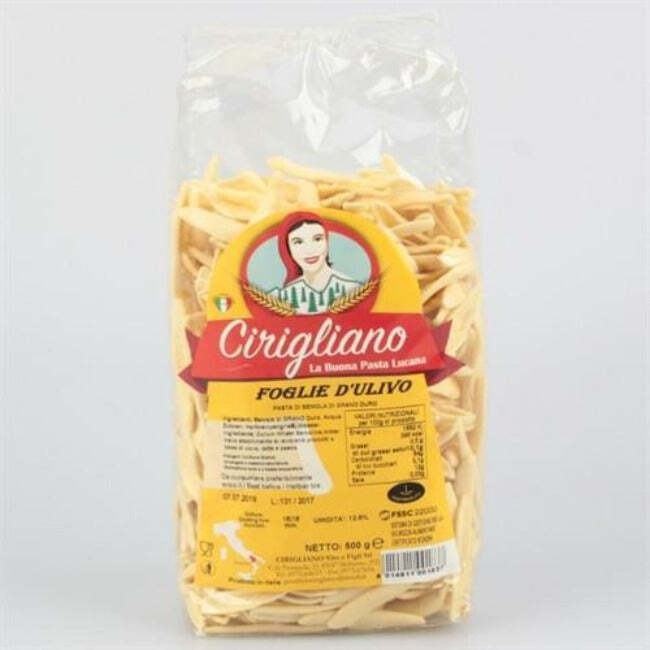 Foglie d'Ulivo Artigianali di Semola di Grano Duro – Pasta di Alta Qualità