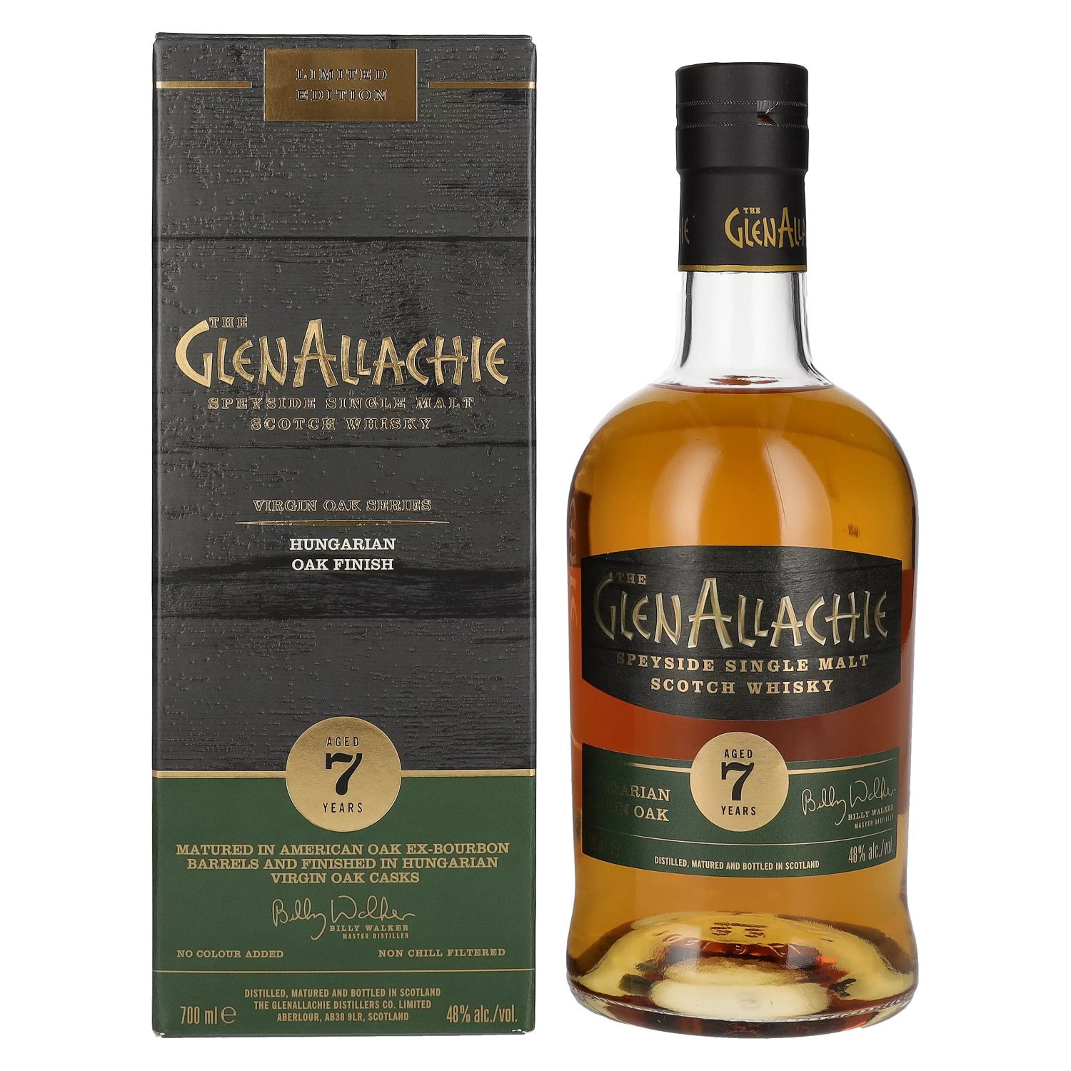 The GlenAllachie 7 Years Old HUNGARIAN VIRGIN OAK FINISH