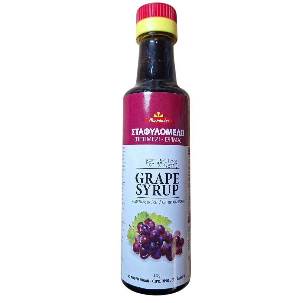 Mavroudes Grape Cyrub Succo concentrato aromatico dolce - 1 confezione da 330 g