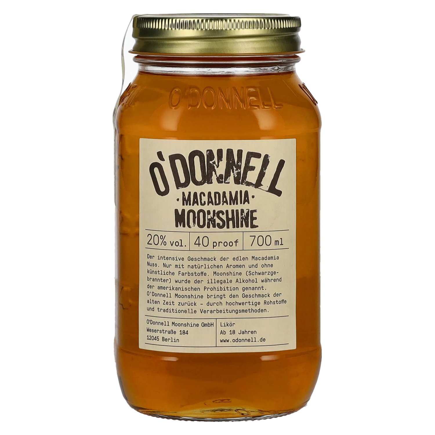 O'Donnell Moonshine MACADAMIA Likör