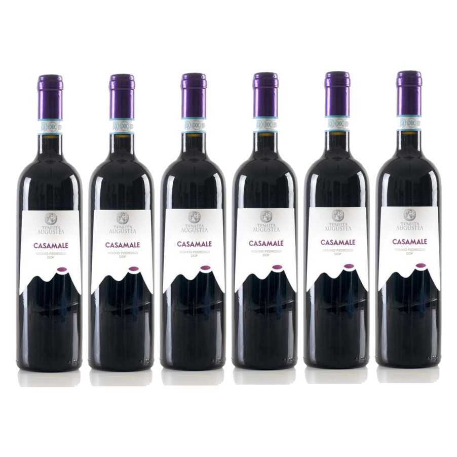 6 Bottiglie 6 CASAMALE Rosso Vesuvio Piedirosso DOP Tenuta Augustea 2022 Tenu...