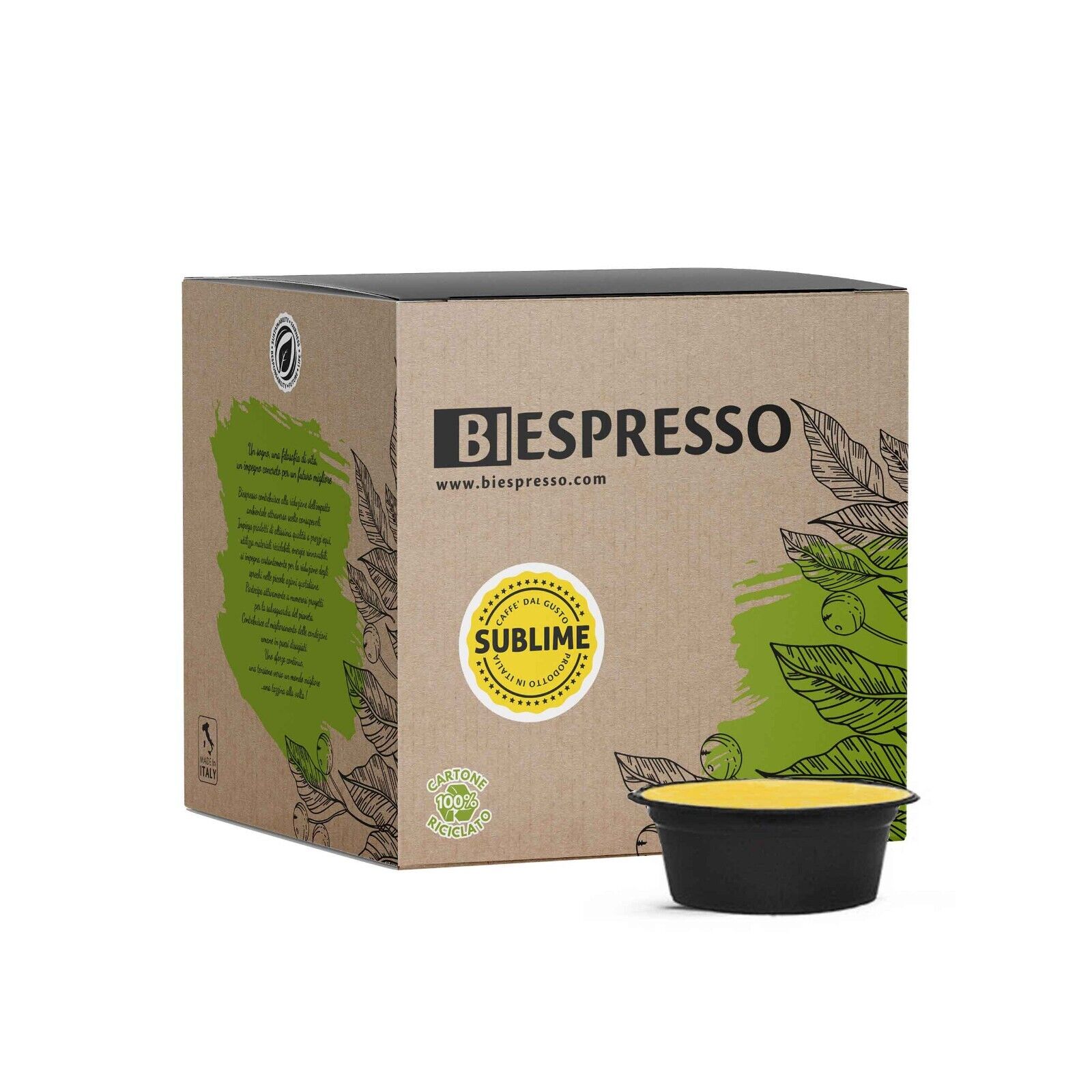 100 Capsule cialde caffe caffe compatibili LAVAZZA A MODO MIO miscela SUBLIME