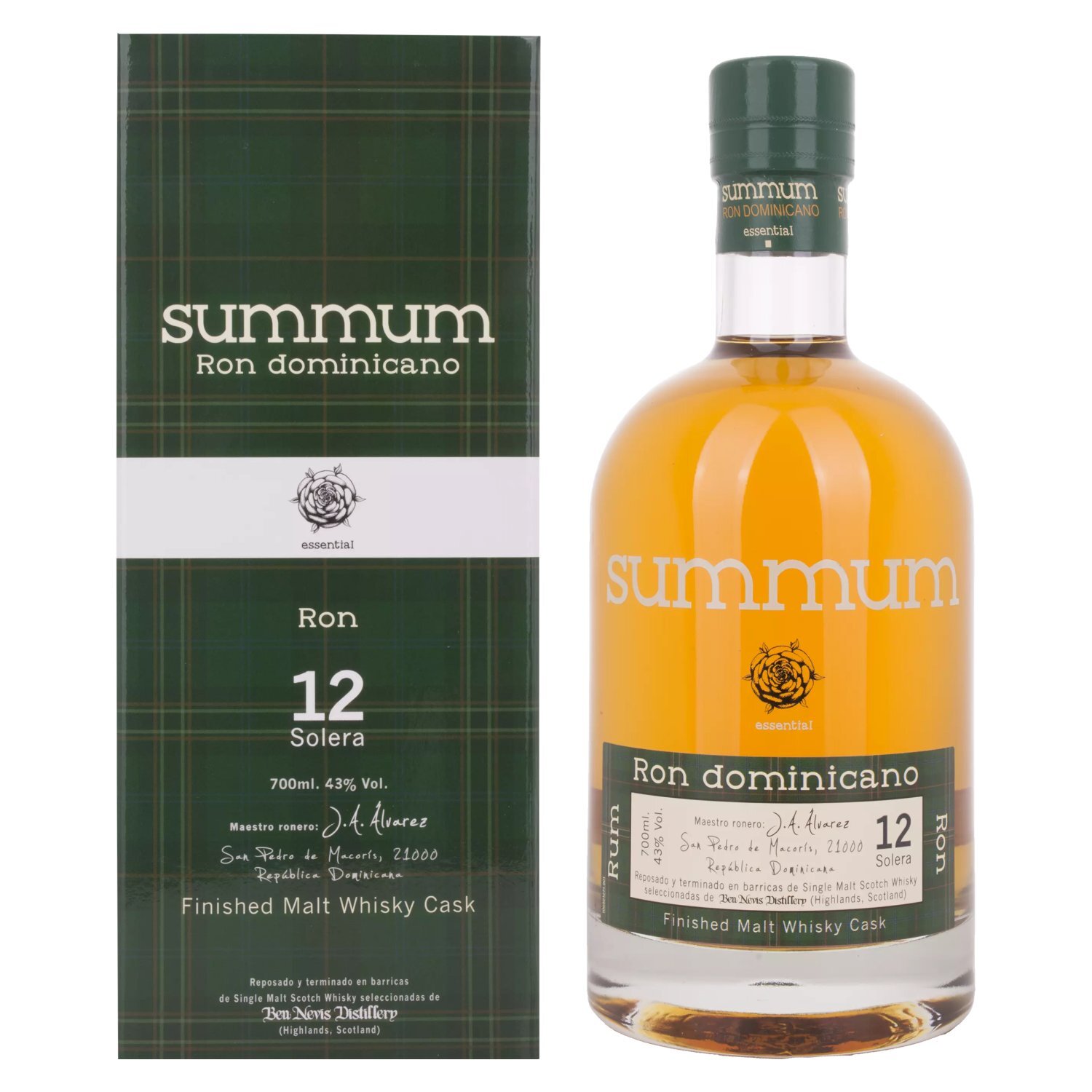Ron Summum 12 Solera Ron Dominicano MALT WHISKY CASK FINISH