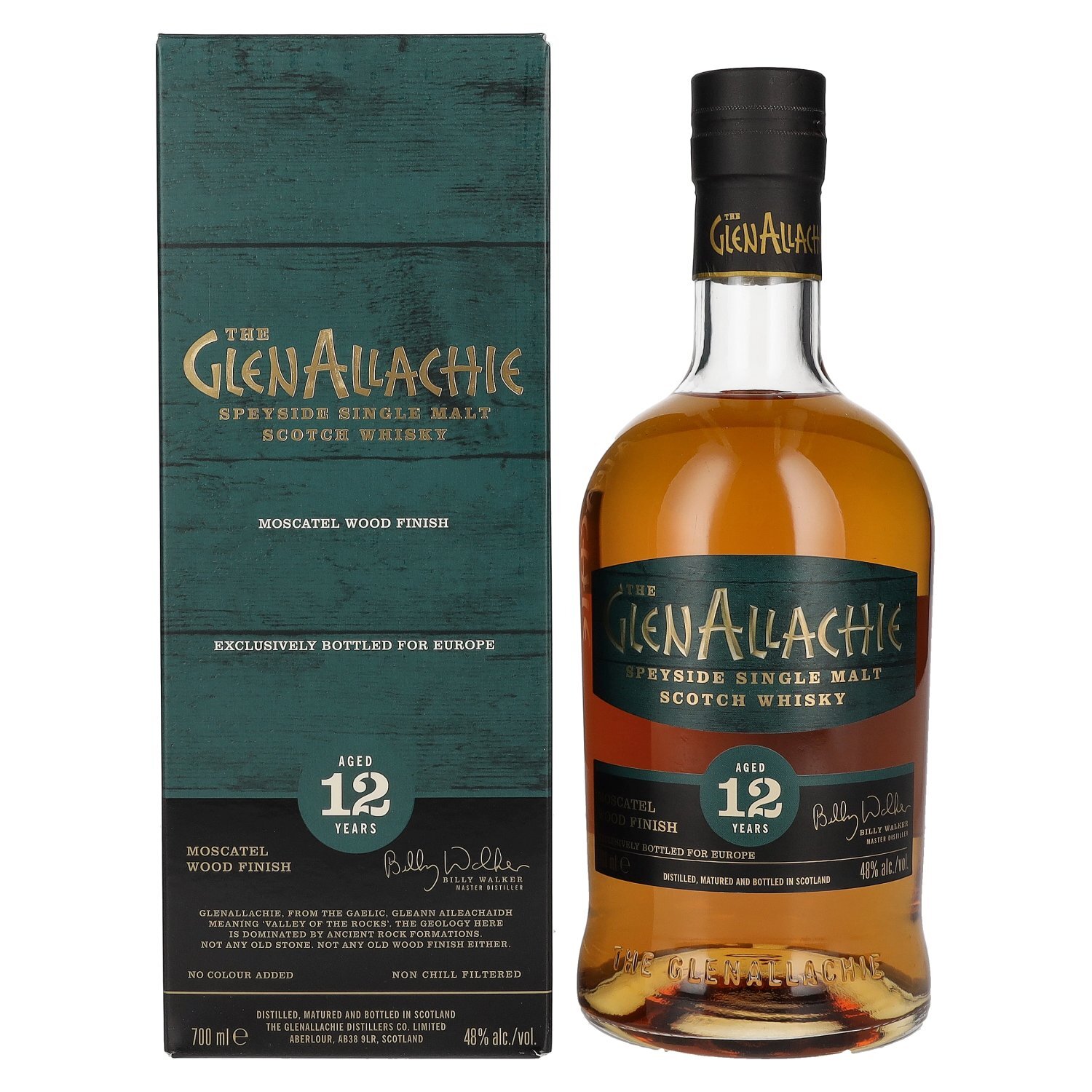 The GlenAllachie 12 Years Old MOSCATEL WOOD FINISH