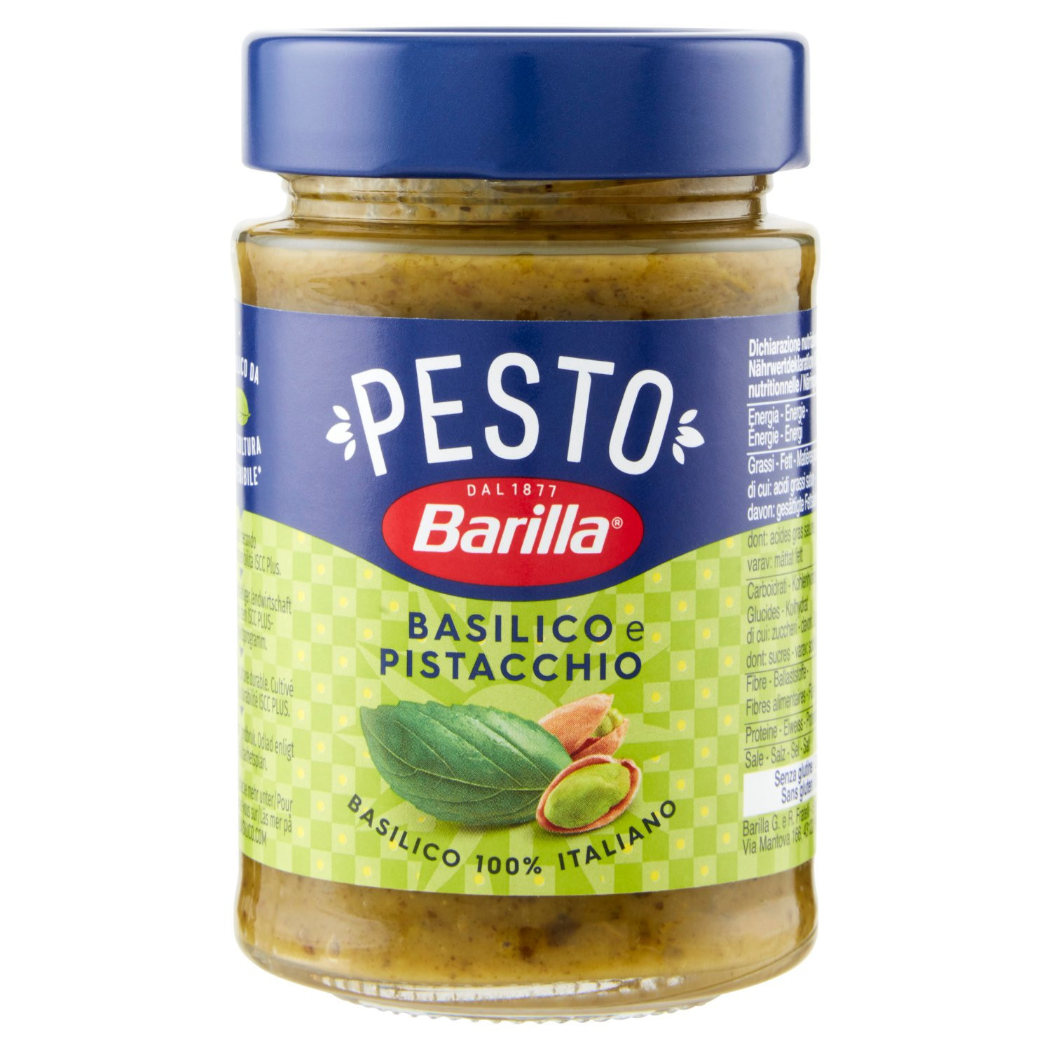 Barilla Pesto Basilico e Pistacchio 190g