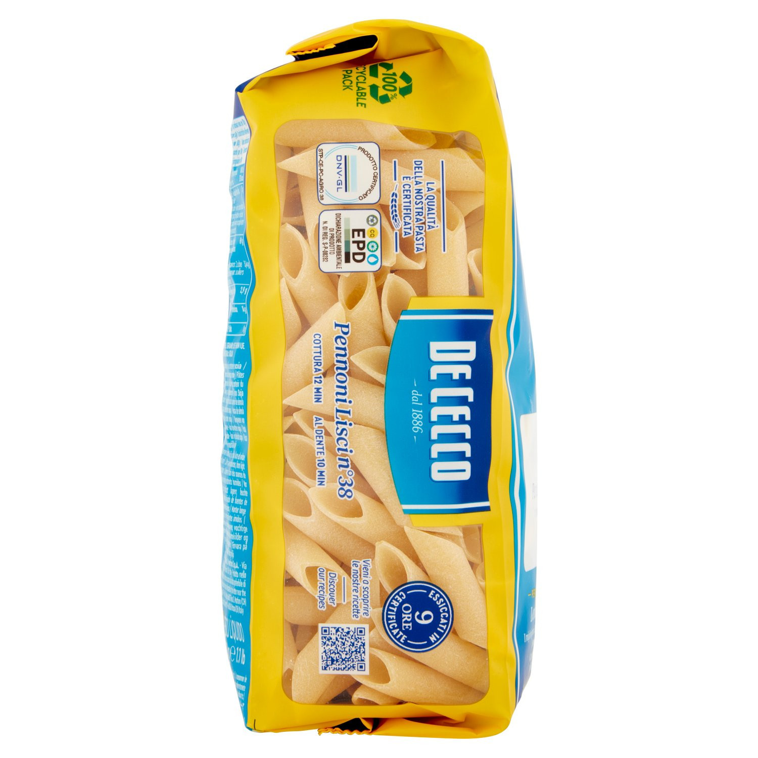De Cecco Pennoni Lisci n°38 500 g