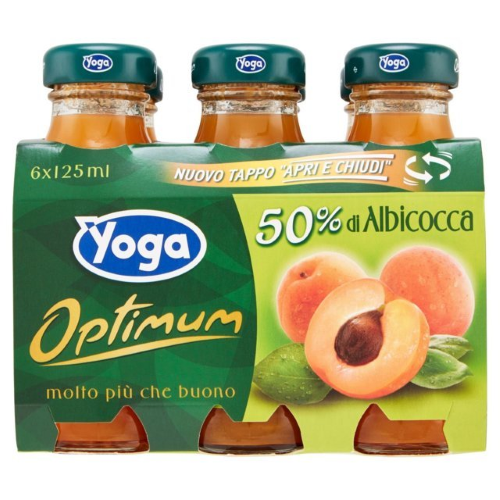 Yoga Optimum Succo Albicocca 6x125ml