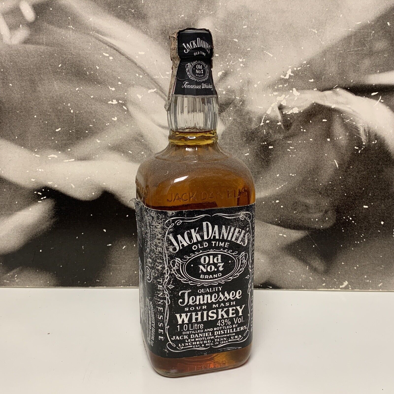 JACK DANIELS OLD No. 7 1990 1 LITRE TENNESSEE WHISKY - ITALY IMPORT