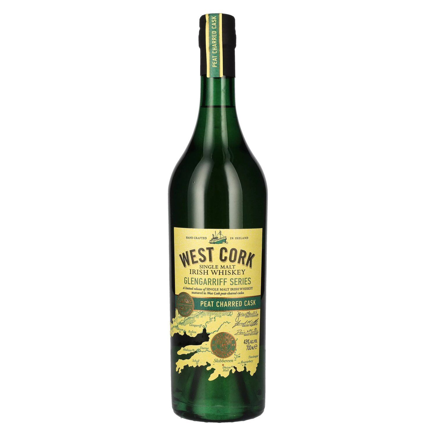 West Cork Glengarriff Series PEAT CHARRED CASK Single Malt Irish Whiskey