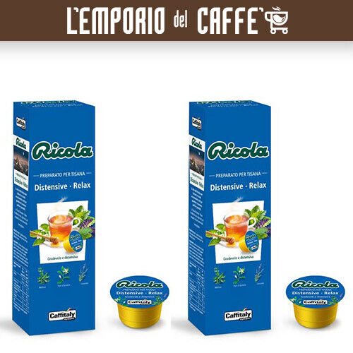 Caffitaly Ricola Tisana Distensive Relax 100 capsule Cialde - 100% Originale
