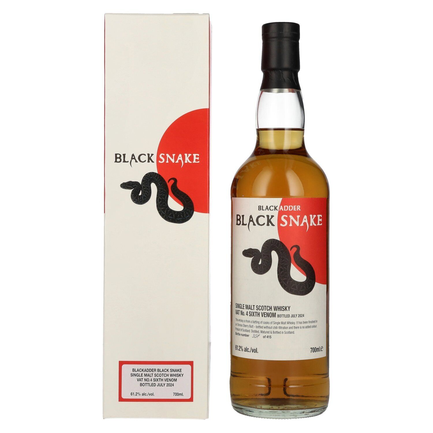 Blackadder BLACK SNAKE VAT No. 4 Sixth Venom Single Malt Scotch Whisky