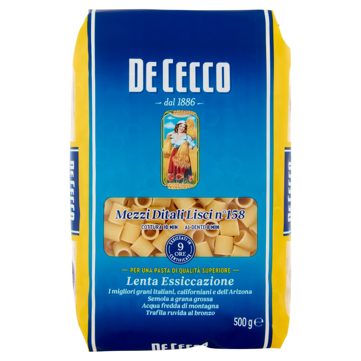 De Cecco Mezzi Ditali Lisci n°158 500 g