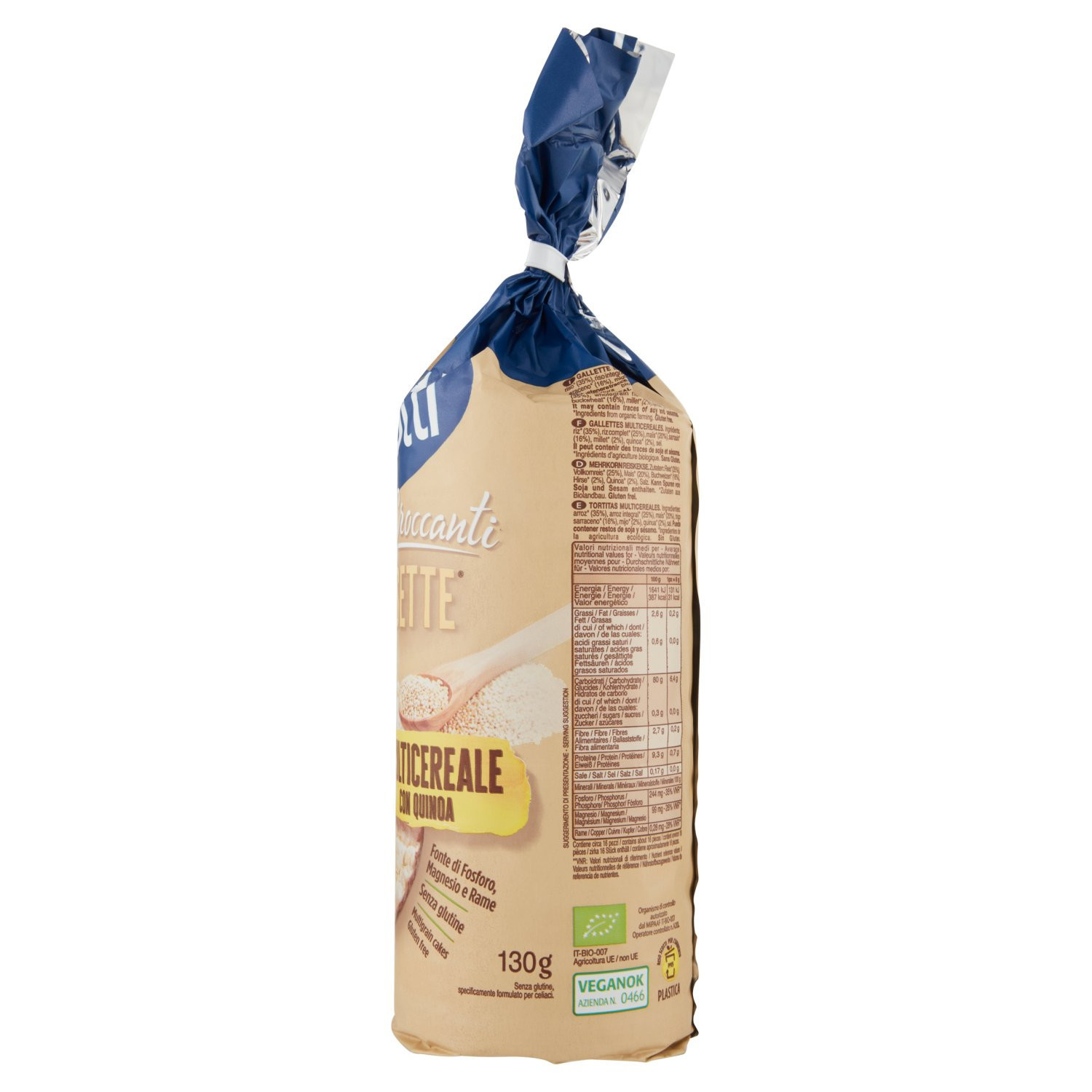 Riso Scotti le Bio Croccanti Risette Multicereale con Quinoa 130 g