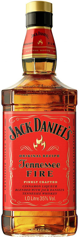 Jack Daniel's Tennessee FIRE 1 litro 35 vol.