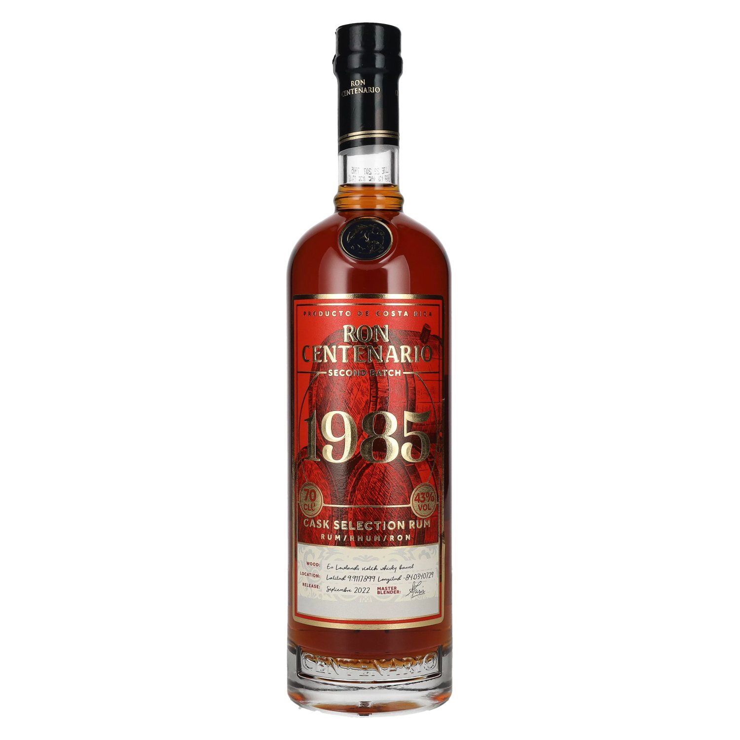 Ron Centenario 1985 Cask Selection Rum Second Batch