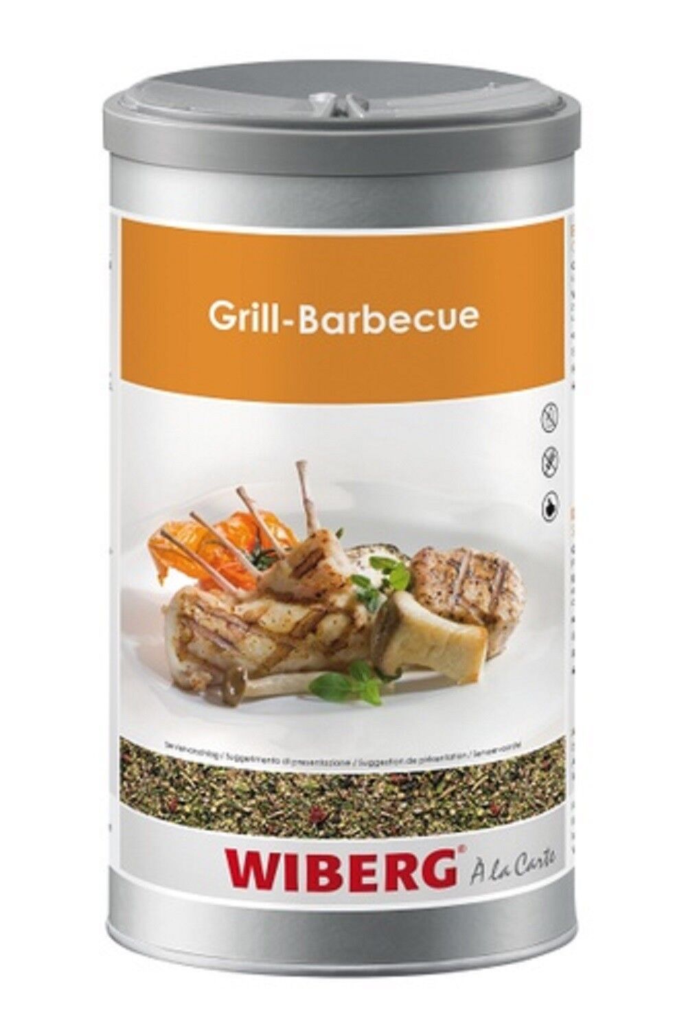 WIBERG GRILL BARBEQUE SALE AROMATICO 910 GR. GRIGLIATE CARNI AROMI SPEZIE