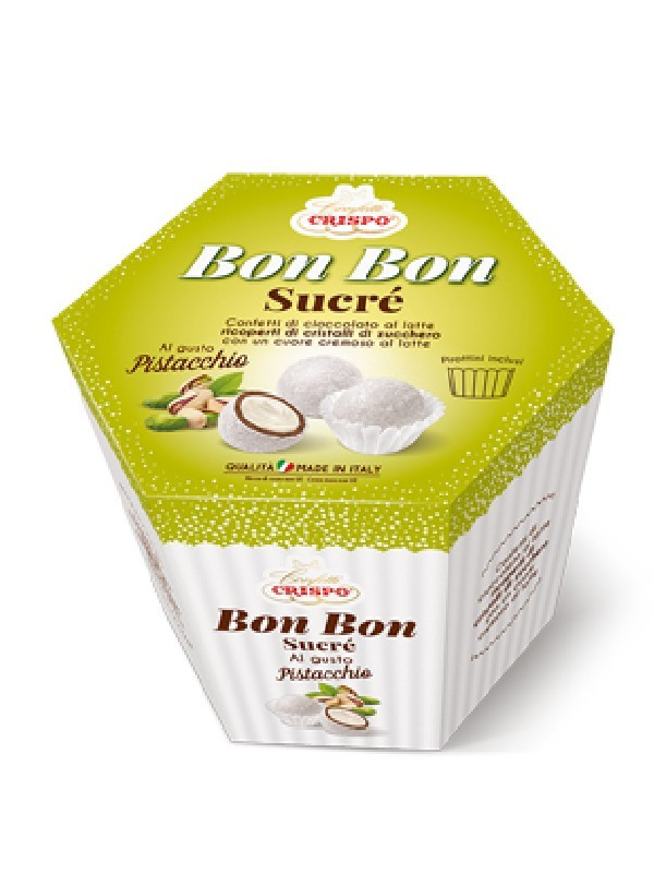 CONFETTI CRISPO SUCRE BON BON AL PISTACCHIO BIANCHI 500 GR