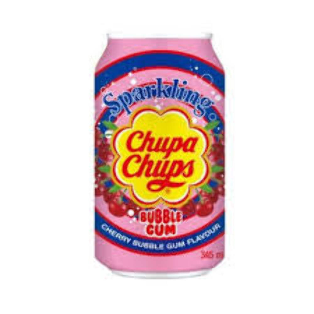 Chupa Chups Sparkling Cherry Bubble Gum Flavour