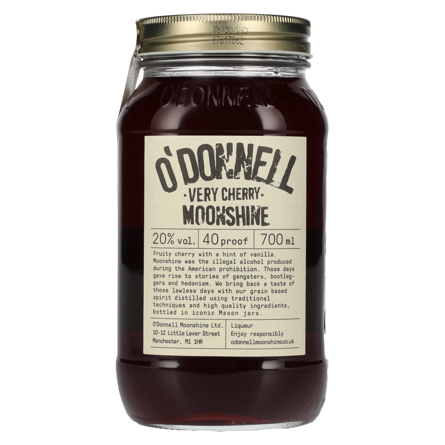 O'Donnell Moonshine VERY CHERRY Liqueur