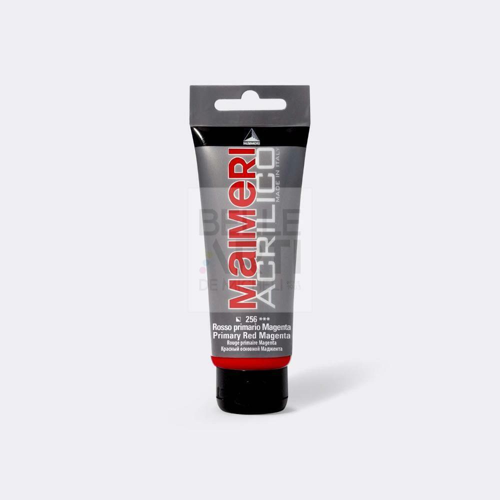COLORE ACRILICO SERIE AM DA 75 ML. 256 ROSSO PRIMARIO MAGENTA