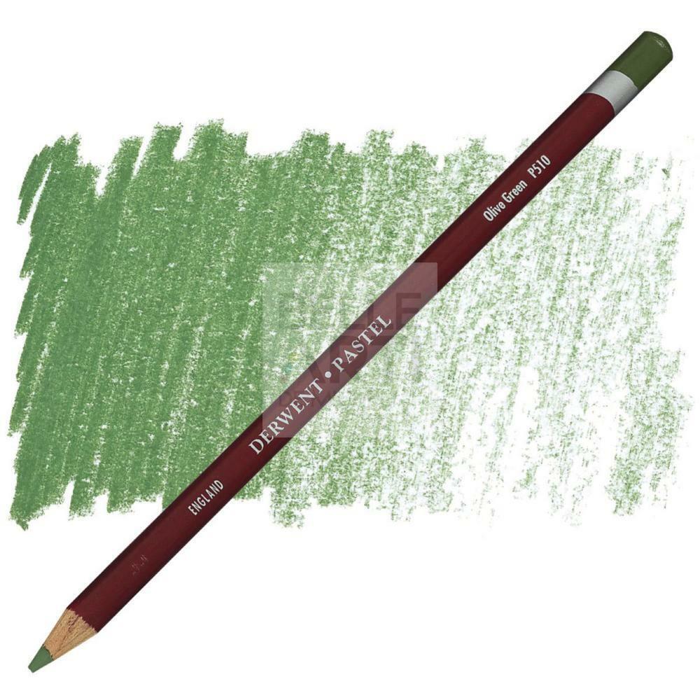 MATITA A PASTELLO SECCO SERIE " PASTEL " DERWENT P510 OLIVE GREEN