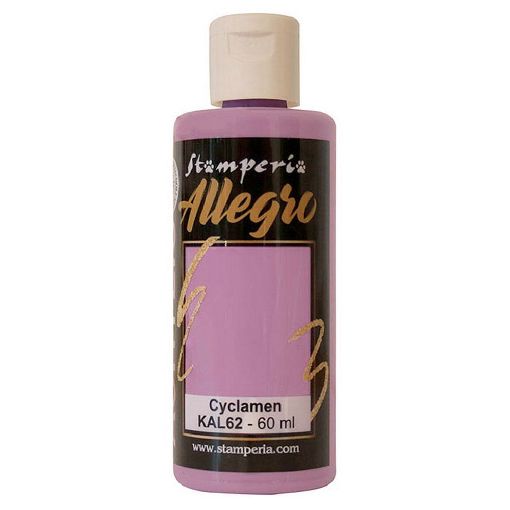 Colore acrilico Rosa Ciclamino ml 59 - Colori acrilici Allegro by Stamperia