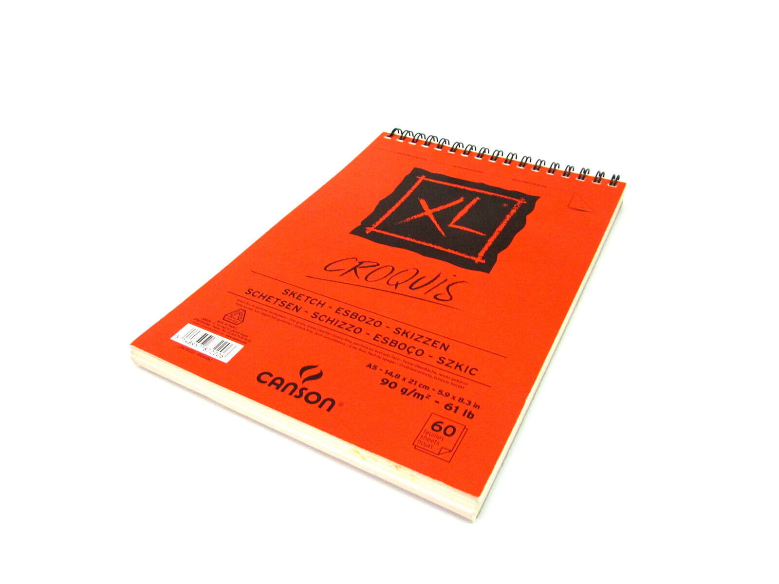 CANSON XL CROQUIS - A5 cm 90 g/mq - ALBUM 60 FOGLI