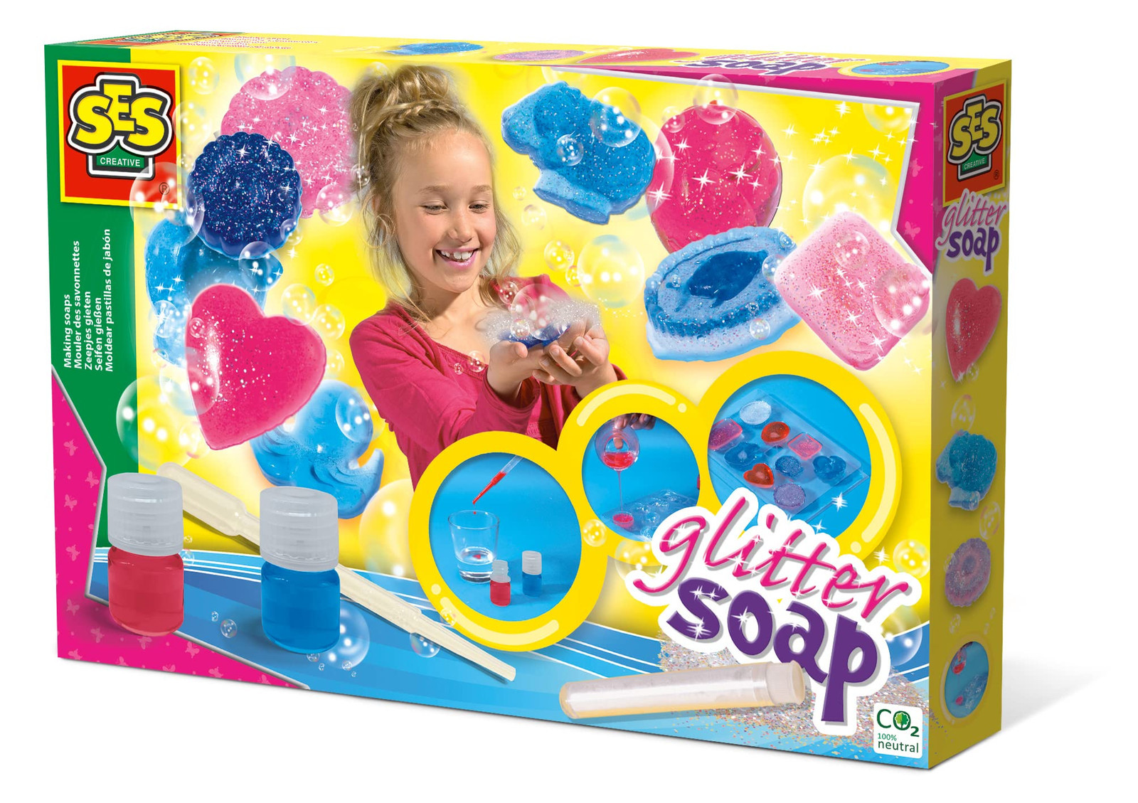 SES Creative-SES Seifen gießen Ses Mouler des savonnettes, 910, Multicolore, S