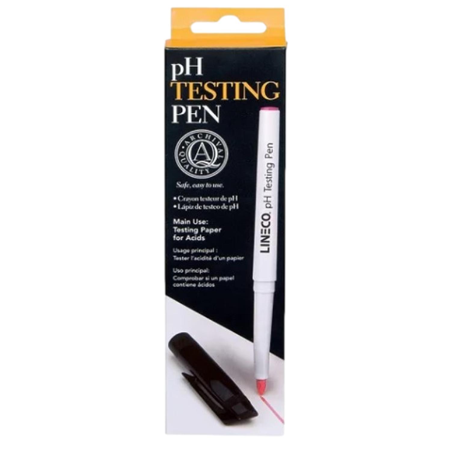 Penna per test pH Lineco per acidi di carta