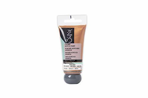 Sizzix 664562 - Pittura acrilica effetto metallizzato, colore - oro rosa, (T5t)