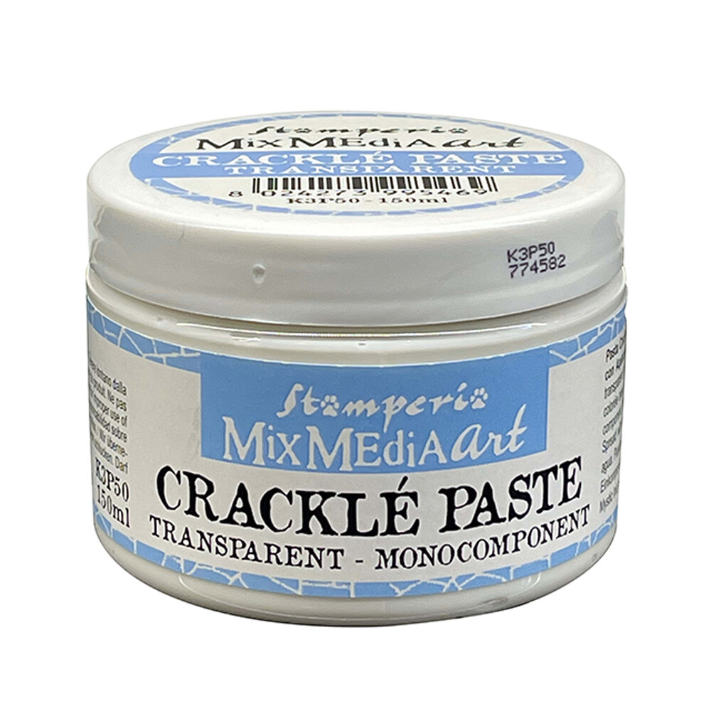 150 ml Pasta Crackle Trasparente monocomponente K3P50 paste per Cracklé
