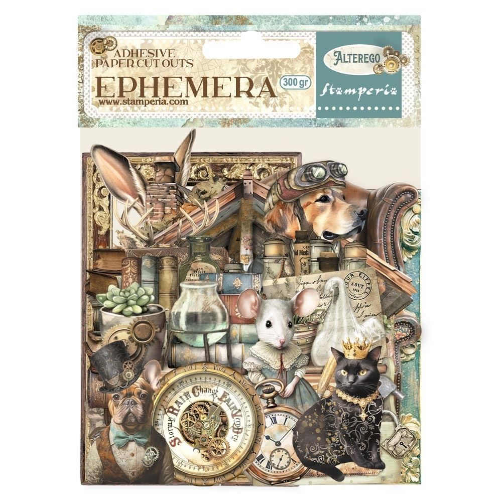 Ephemera Alterego Stamperia cartoncini adesivi pretagliati