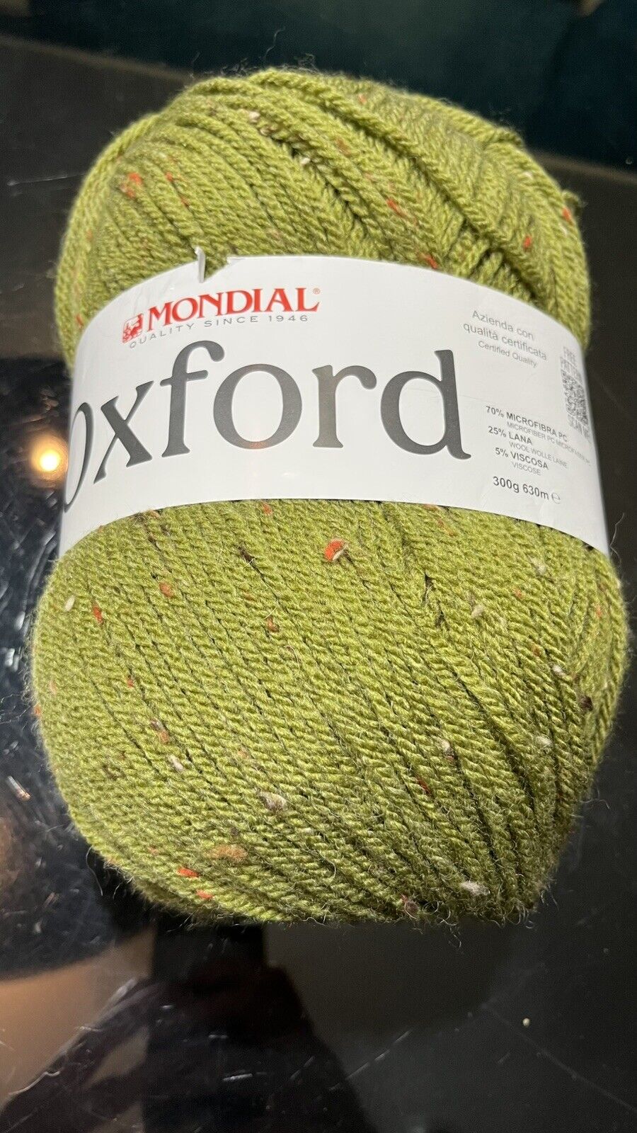 FILATO OXFORD 300g MONDIAL 70%MICROF.25%LANA 5%VISCOSA