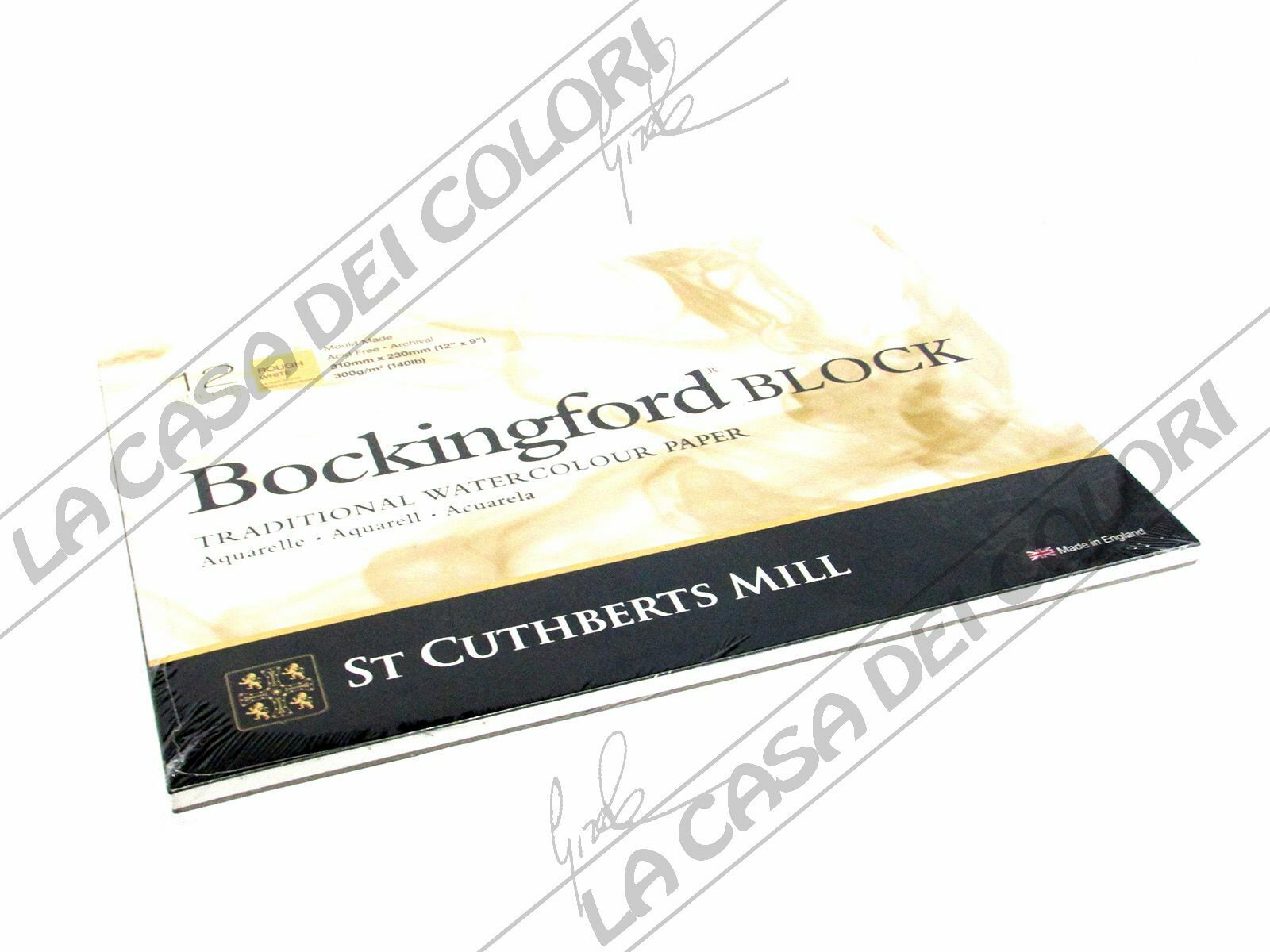 ST CUTHBERTS MILL - Bockingford Block - 300 g/mq - 23x31cm - 12 FG - rough