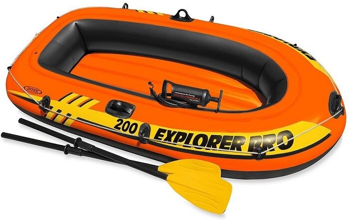 Intex Explorer PRO 200 Canotto con Remi, 196 x 102 x 33 cm