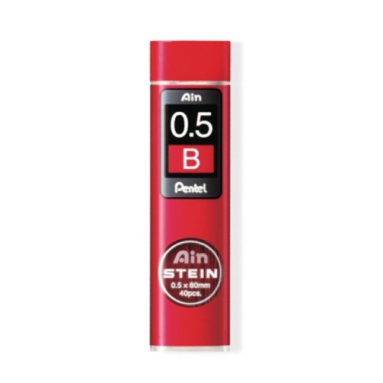 Pentel Ain Stein Mine Ricambio per Matite Meccaniche • 0.5 mm • B