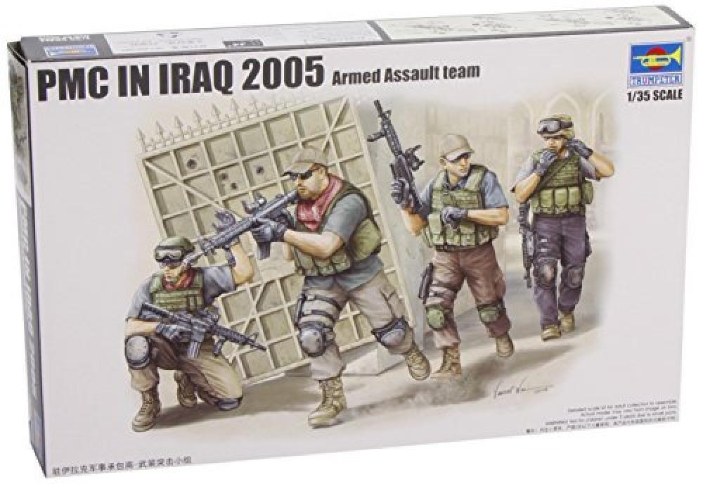 Trumpeter 1:35 - PMC in Iraq Fire Movement Team - NUOVO