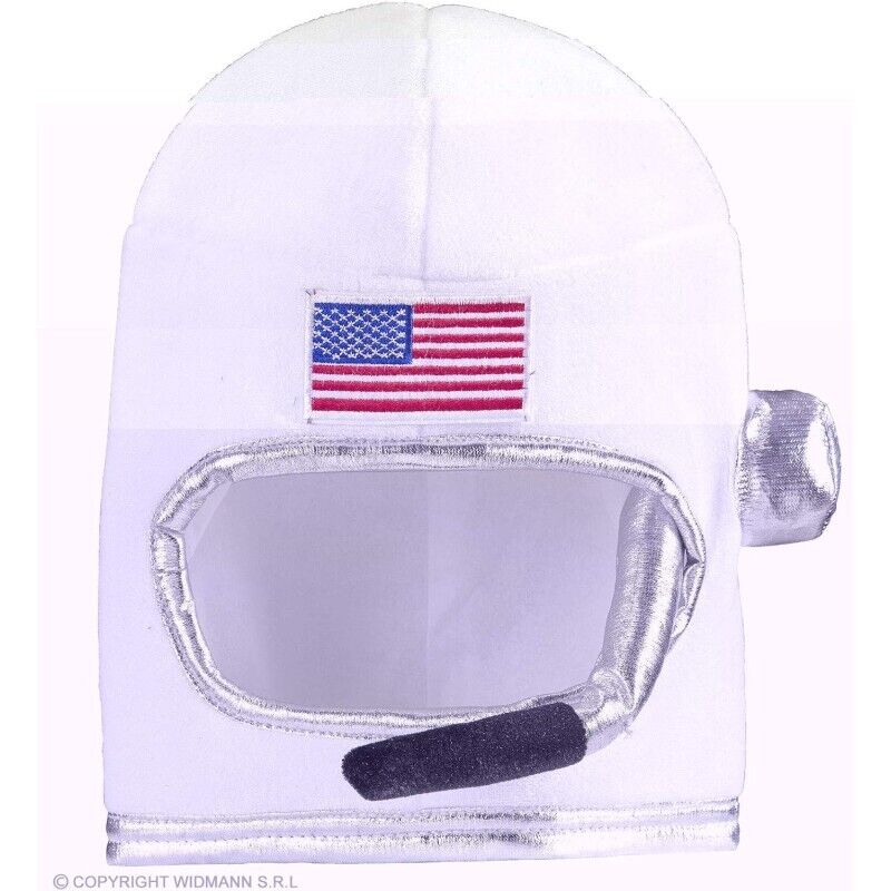 Widmann - Casco da Astronauta Bambino, in tessuto, Nasa, spazio, pilota spaziale