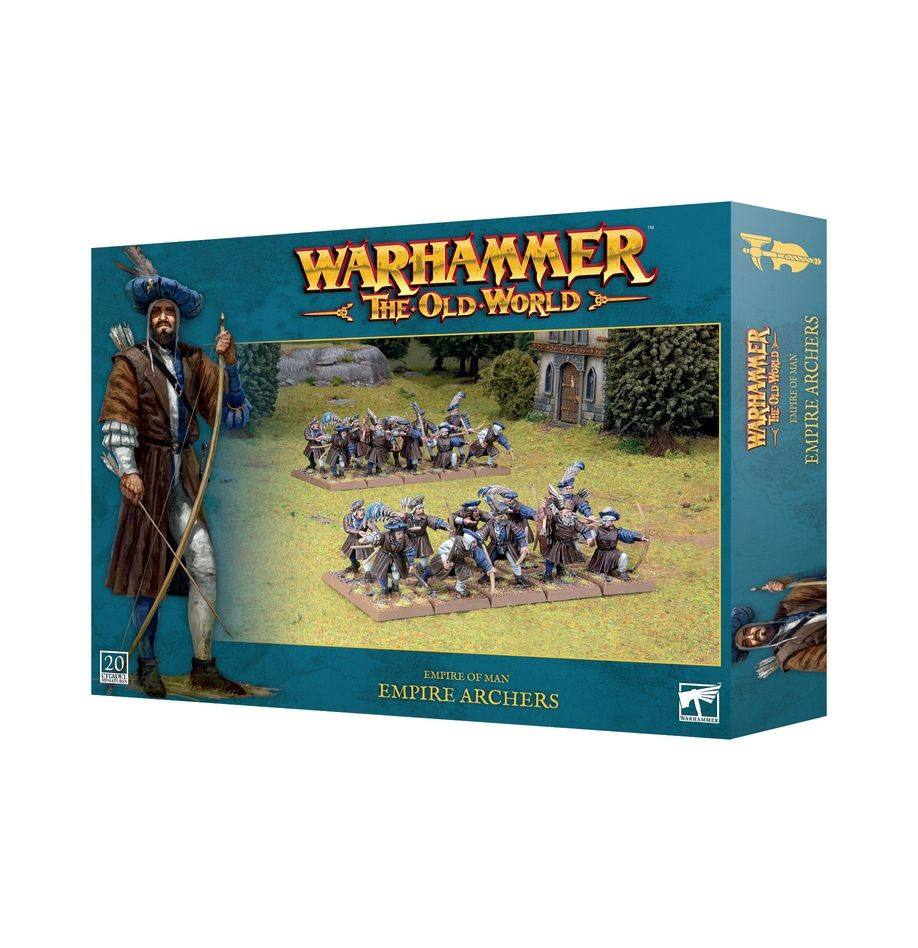 EMPIRE ARCHERS set di miniature WARHAMMER the old world EMPIRE OF MAN età 12+