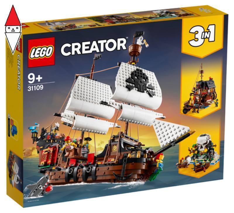 COSTRUZIONE LEGO GALEONE DEI PIRATI