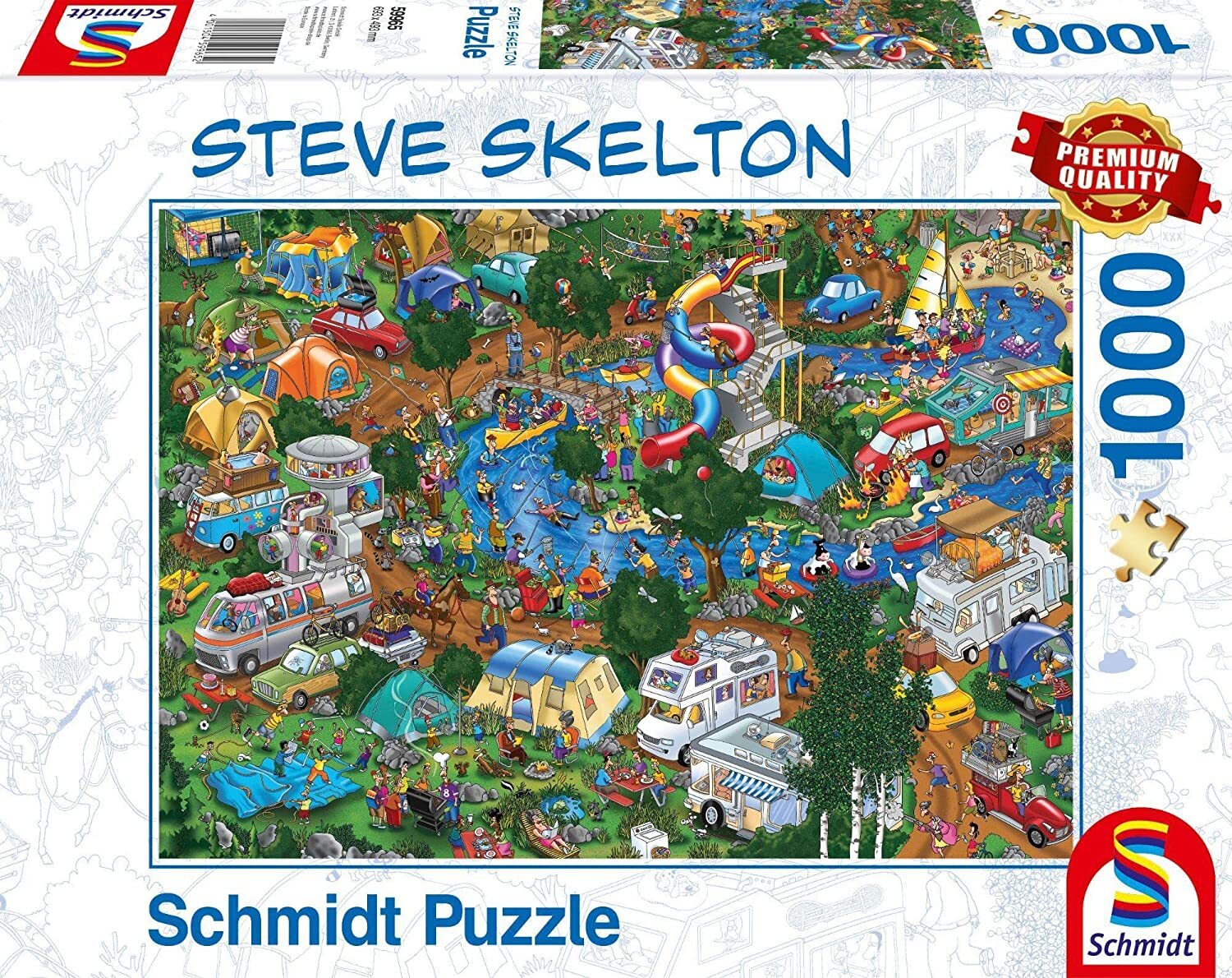 SCHMIDT - Puzzle 1000 pezzi Tempo morto della vita quotidiana Steve SKELTON -...