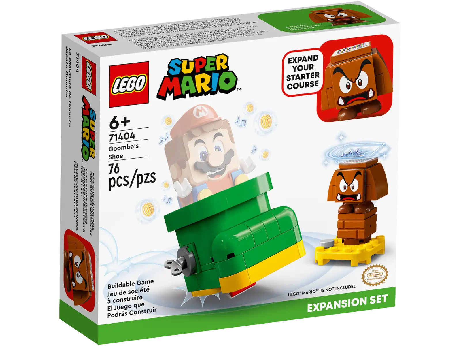 LEGO Super Mario 71404 Scarpa del Goomba / Goomba’s Shoe [NEW & SEALED]