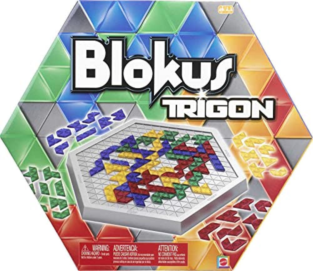 (TG. Medium) Mattel Games Blokus Trigon Game, Esclusivo Amazon - NUOVO