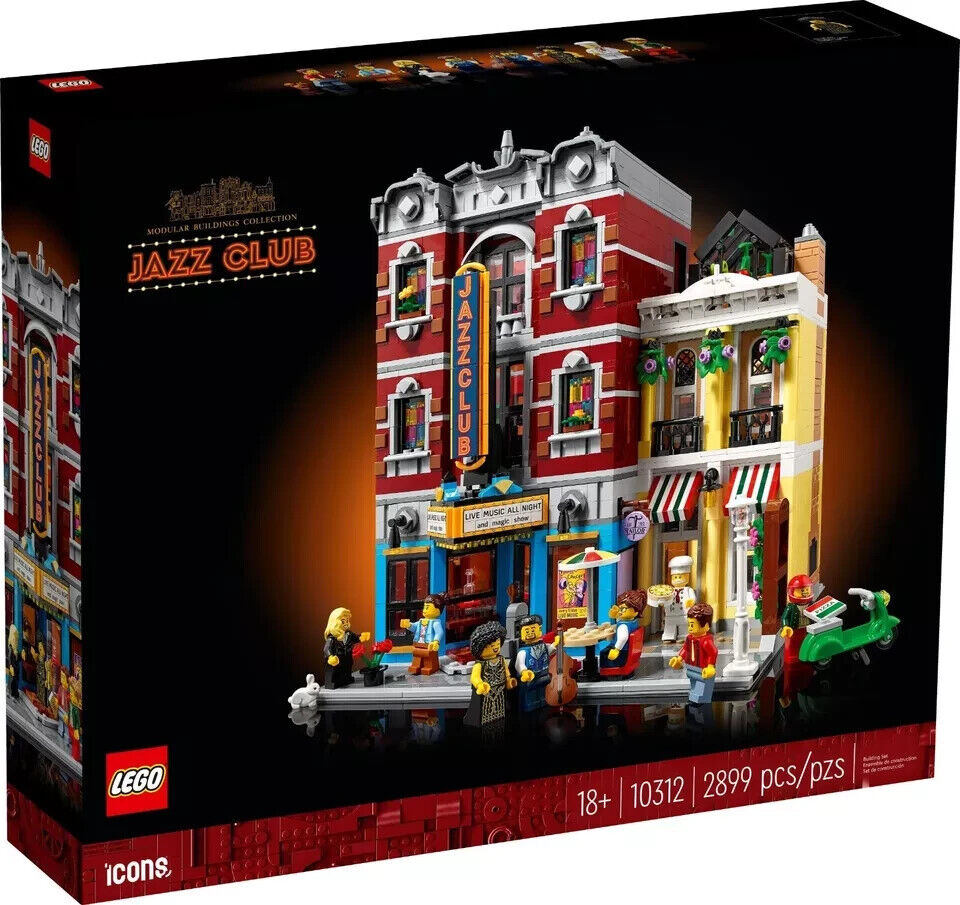 LEGO Icons Creator Expert Jazz Club 10312 Nuovo NO 10297 10326 10350