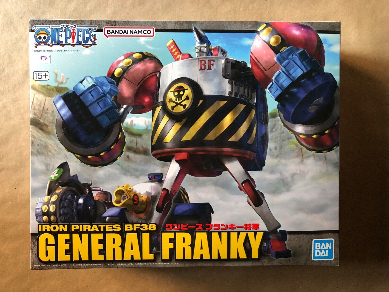 ONE PIECE GENERAL FRANKY - IRON PIRATES BF38 - FRANKY MECHA COLL - BANDAI MODEL