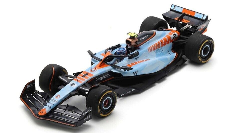 Spark Model WILLIAMS FW45 N.2 SINGAPORE GP 2023 L.SARGEANT 1:18