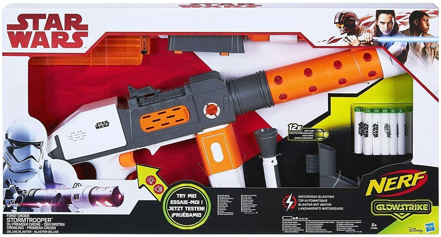 Nerf Star Wars - Blaster Deluxe Prima Ordine Stormtrooper - Hasbro - NUOVO