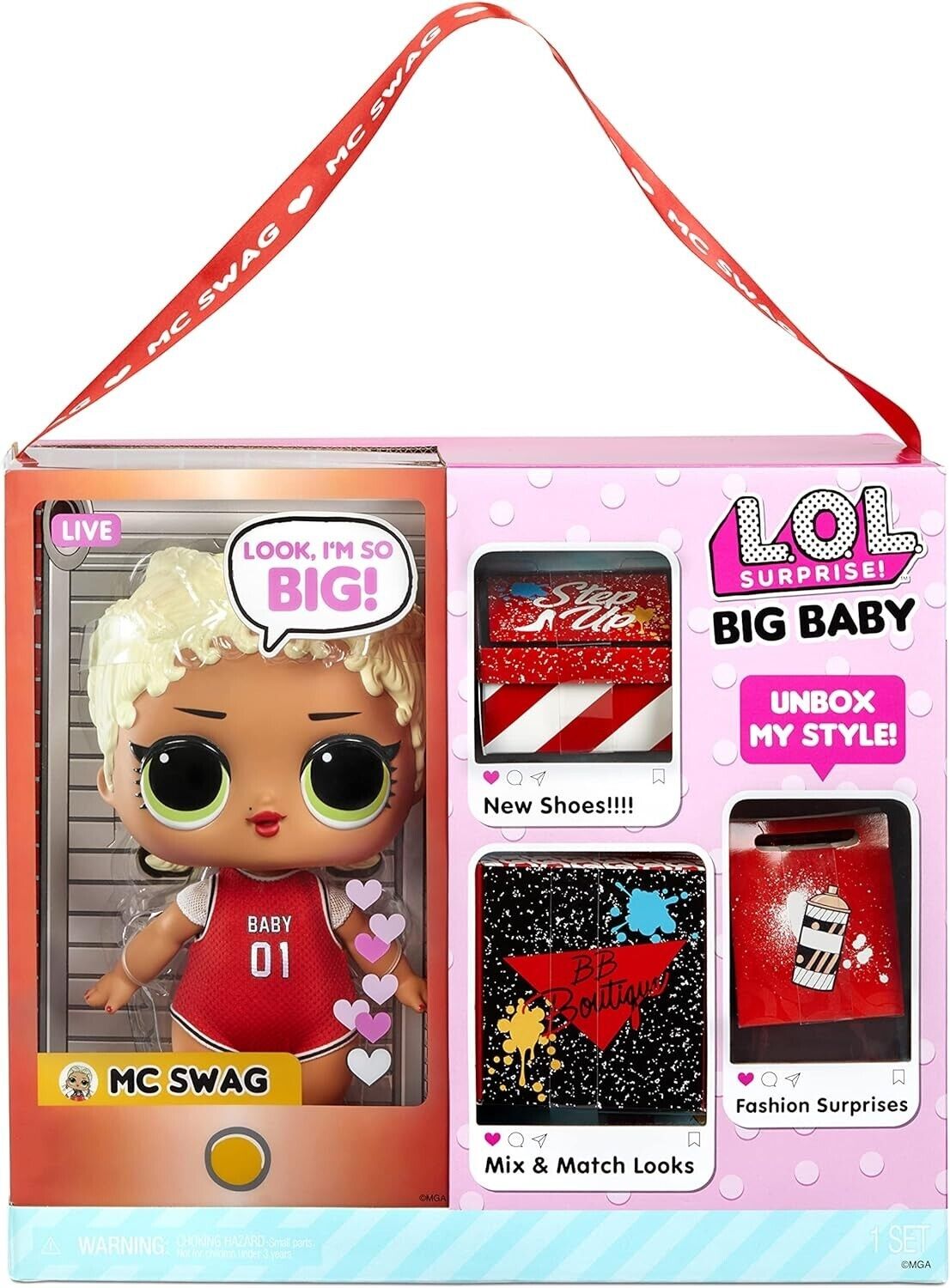 LOL SURPRISE BIG BABY MC SWAG