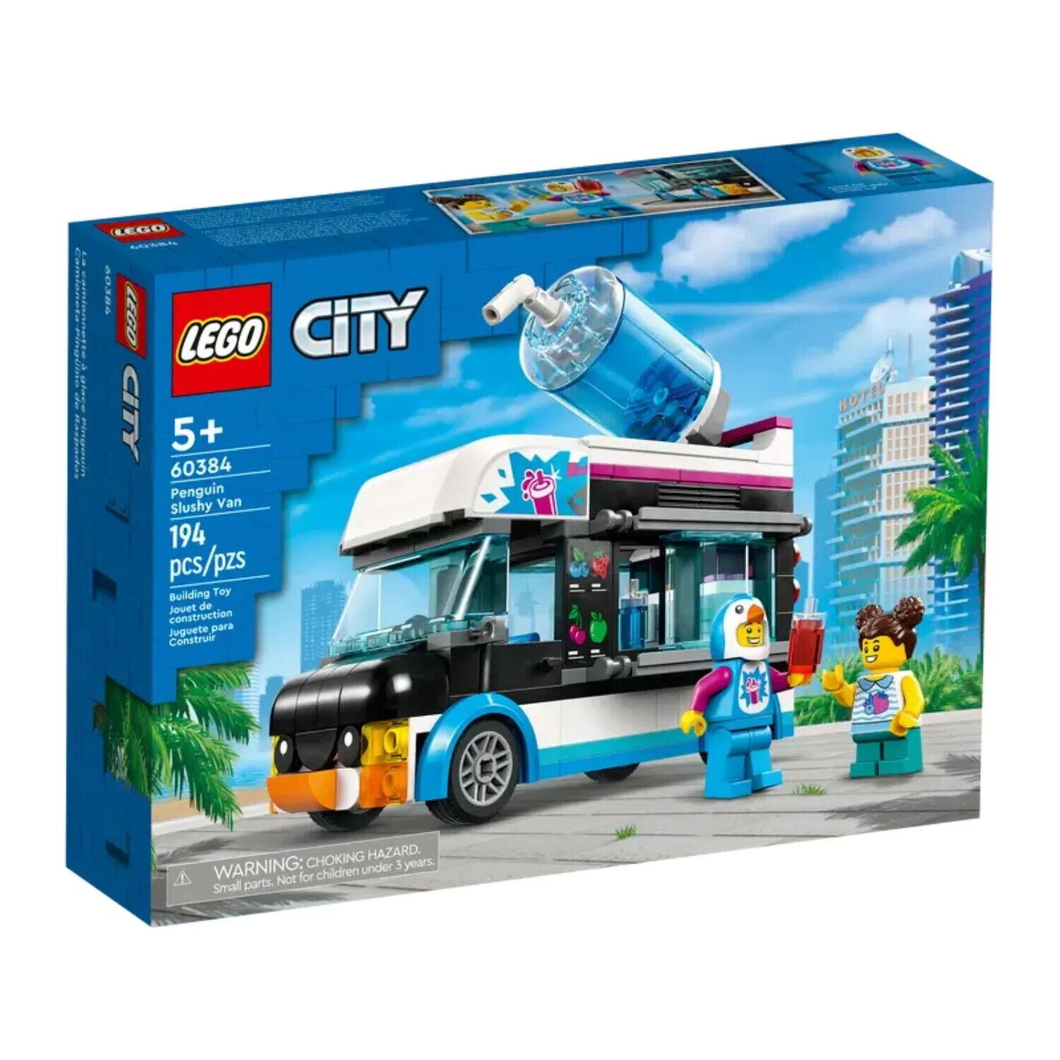 Lego City 60384 Il Furgoncino delle Granite del Pinguino Nuovo
